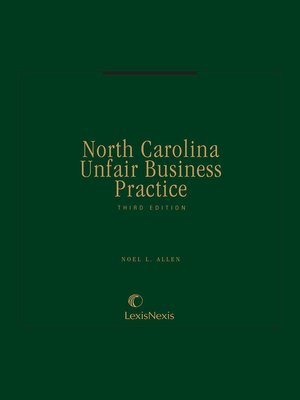 cover image of North Carolina Unfair Business Practice